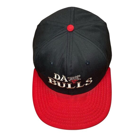 Vintage AJD Chicago Bulls Da Bulls Snapback Hat USA Made (H5) - Picture 3 of 9